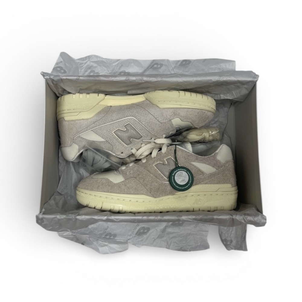 New Balance Aime Leon Dore 550 Mens 8 Grey Suede Leather Sneakers BB550AC1 NEW